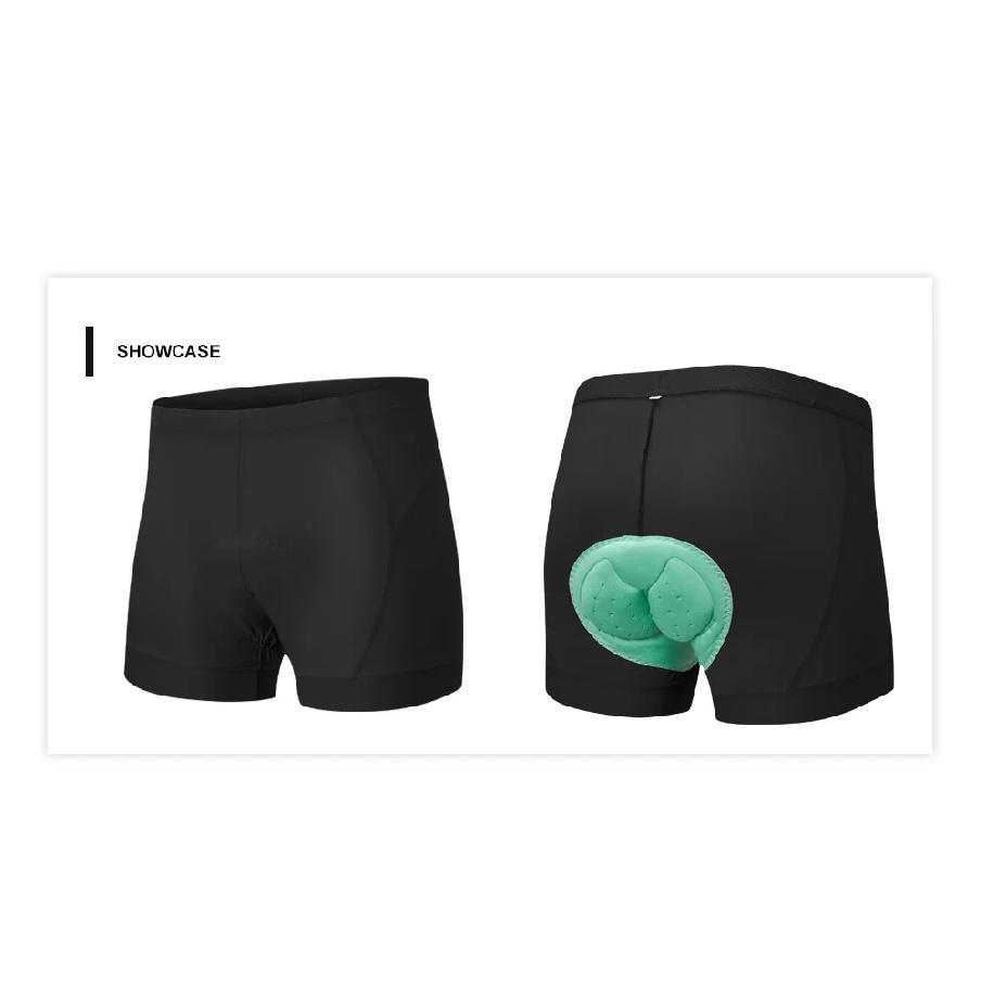 HISERWA Summer Men Cycling Underwear Padded Bicycle Shorts Road Bike Shorts Briefs for Men Sponge Silicone Mats Biking Clothing