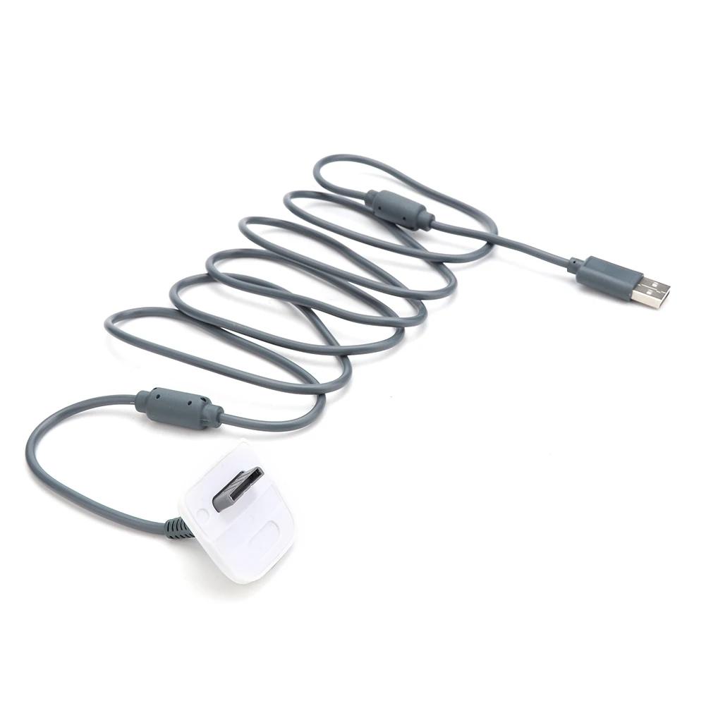 1,8 м USB-кабель для зарядки с двойным магнитным кольцом, кабель для зарядки во время игры, игровые аксессуары для беспроводного игрового контроллера Xbox 360