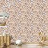 Beautiful flowers wallpaper in retro style for living room and bedroom 50x1000