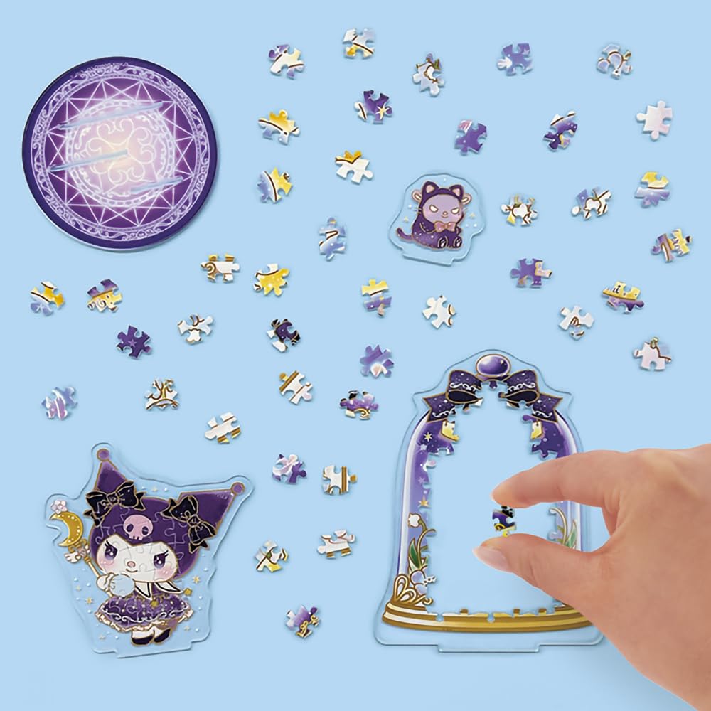 Beverly Acrylic Stand Pop Kuromi Magical Puzzle to Assemble and Glue 56 Pieces [New Display] [No Required] SP-038