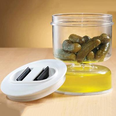 1 шт., банка для маринованных огурцов, сухая и влажная, отдельное хранение продуктов, набор для ферментации, сепаратор сока, контейнер, кухонные принадлежности