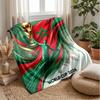 Morocco Football Printed Flannel Blanket Skin Friendly Warm Decorative Throw for Indoor Couch Bed Daily Use