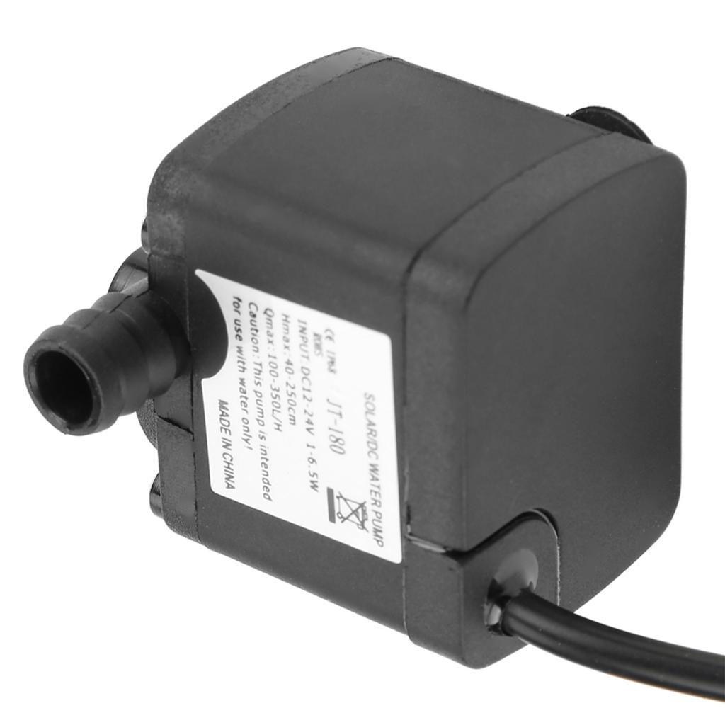 Mini DC Brushless Low Noise Water Pump for Solar Water Heater Fish Tank 24V 40 Celsius ~100 Celsius