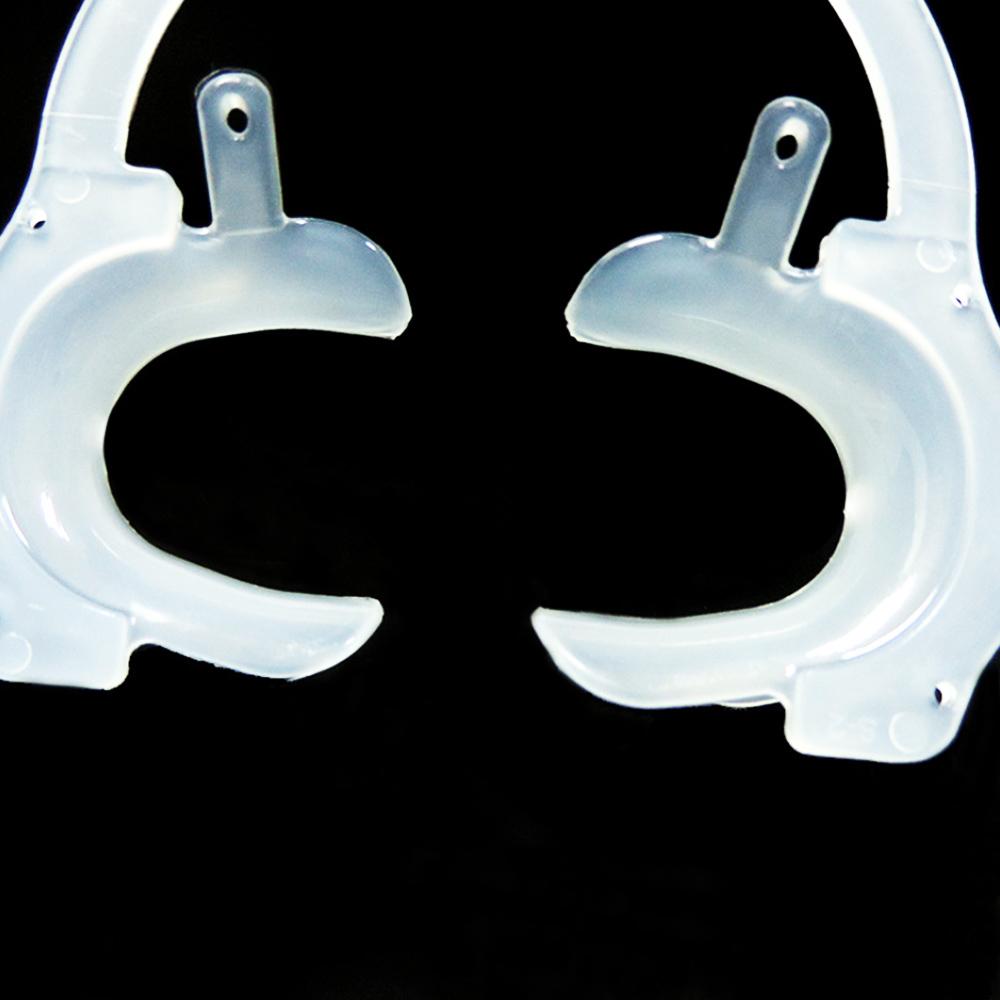 Стоматологический внутриротовой втягиватель для губ и щек, открывалка для рта с ручкой, прозрачный зуб, большой/маленький