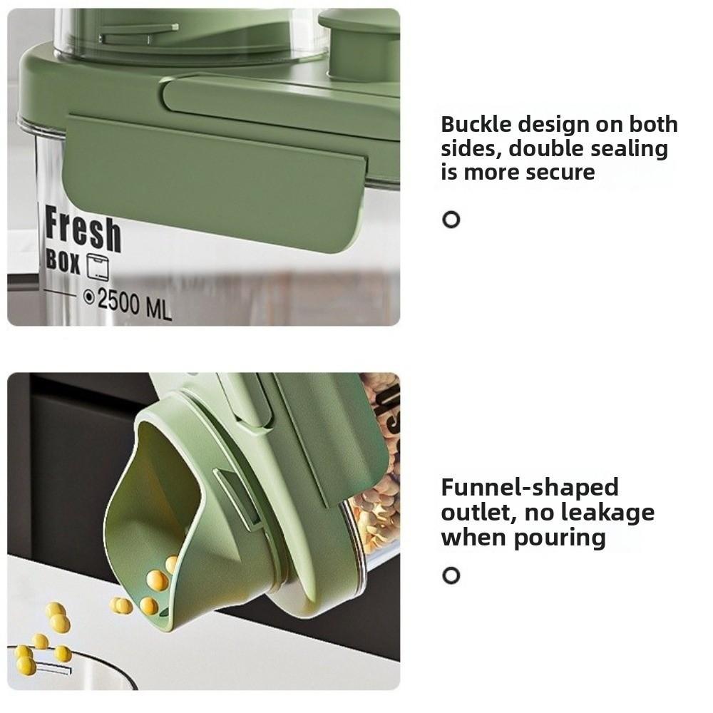Transparent Sealed Storage Tank with Insect-Proof Lid Insect-Proof Grain Jar  Grain Storage