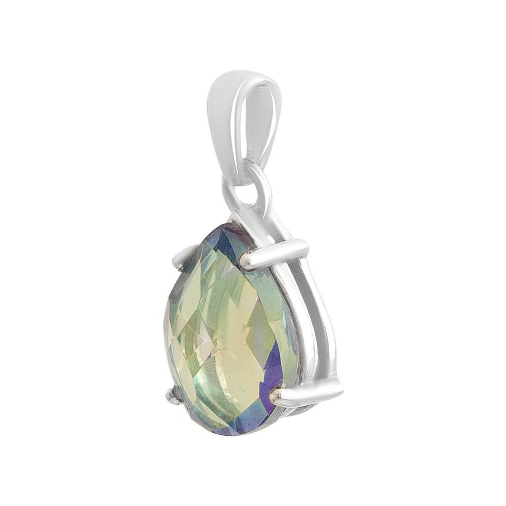 Silver Pendant with Mystic Topaz 3.175ct (2158004)