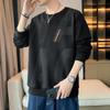 Men's Sweater Spring and Autumn Long-sleeved T-shirt Handsome Versatile Loose Round Neck Men's Clothes