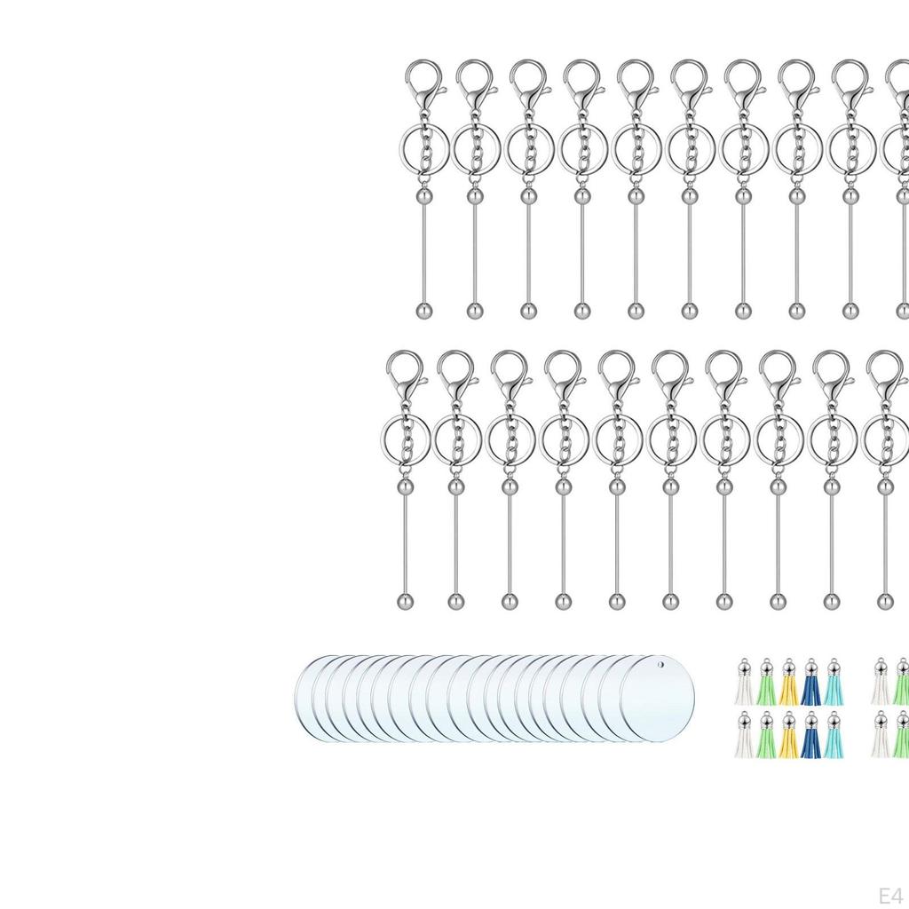 Акриловые брелки-заготовки для винилового комплекта, стержни из бисера, ручная работа, поиск, ремесло, сделай сам