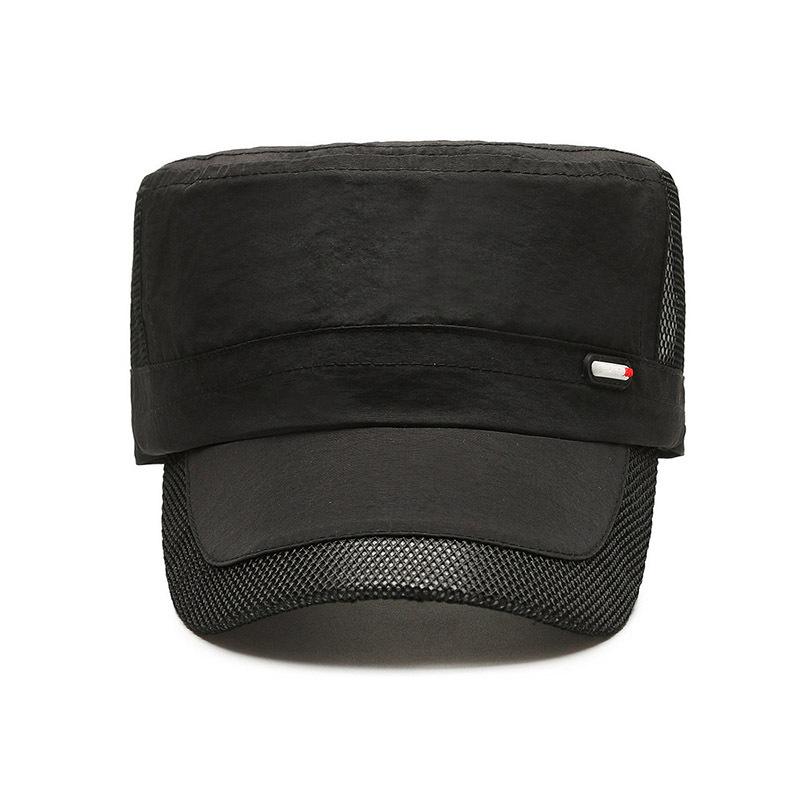 Летняя быстросохнущая плоская кепка, мужская уличная бейсболка, солнцезащитная шляпа от солнца для рыбалки, тонкая дышащая кепка