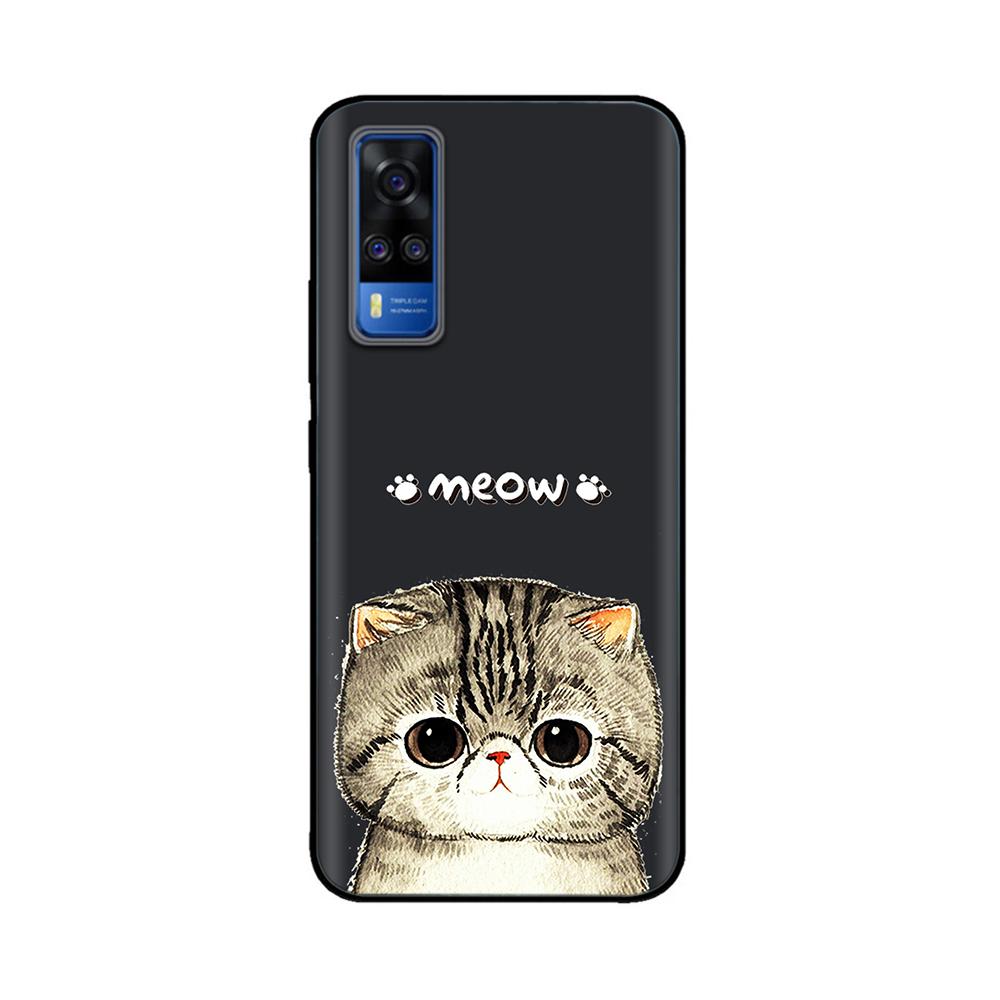Для vivo Y31 2021 Чехол Мягкий Черный силикон Задняя крышка Fundas Для Vivo Y51a Y51 2020 Декабрь V2030 Y 51 VivoY31 V2036 Чехол для телефона