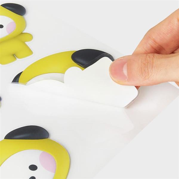 LINE FRIENDS BT21 Chimmy Big & Tiny Remover Bubble Sticker