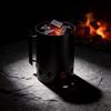 Современное ведро для розжига угля для барбекю, для приготовления пищи на открытом воздухе, из высококачественного материала с порошковым покрытием