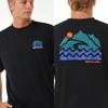25 Лето Новинка Серф Закат Футболка Rip Curl Мужская Оверсайз Y2k Хлопок Дышащая Высокое Качество Мужской Топ Футболки Графические Футболки