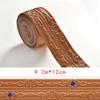 9M 3D Foam Wall Edge Strip Stickers Self-adhesive Corner Waist Line Background Wall Sticker Waterproof Decor Trim Line Skirting