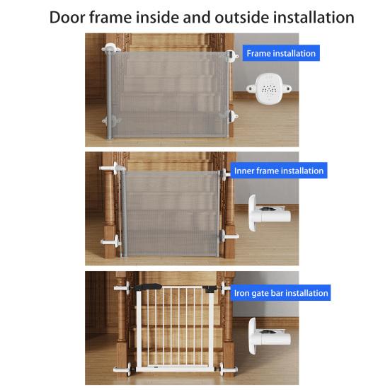 Yousheng 2 шт. адаптер для перил детских ворот, прочная детская защитная сетка, монтажное основание, универсальный комплект для установки сетки для детей, домашних животных, собак, кошек, лестничных стоек