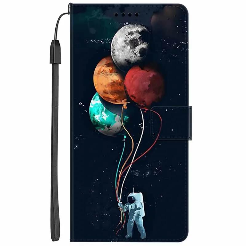 Кожаный чехол-книжка с подставкой для Oppo Reno13 F, кошелек с рисунком Льва и Кошки, Funda для Reno13 F 4G 5G, мультяшный кошелек, чехол-подставка для телефона Reno13 F