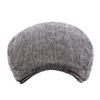 Autumn Winter Vintage Men Beret Hats Warm Casual Newsboy Cap Big Size Adjustable Octagonal Cap Men