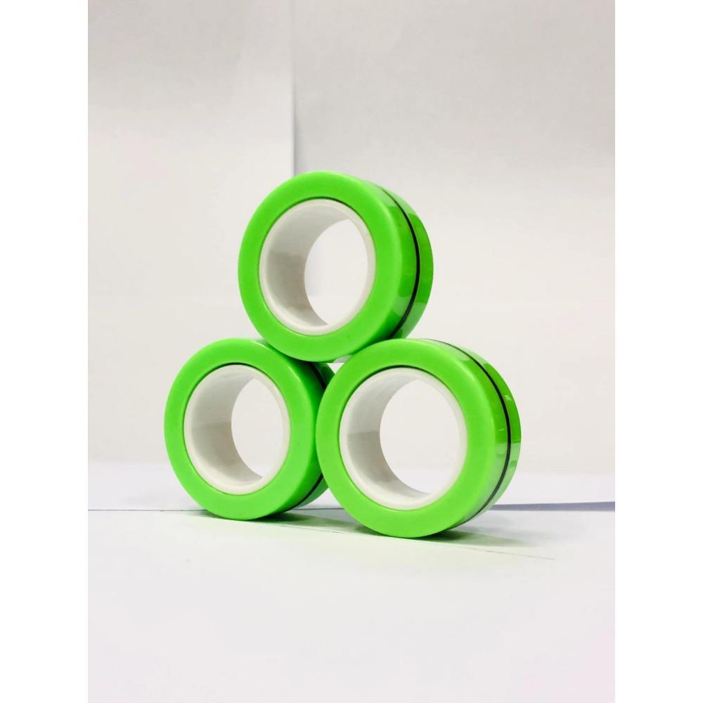 3 шт. Магнитные кольца на пальцы Разноцветный набор спиннеров для снятия стресса и тревоги