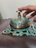 Brass Desk Bell - Classic Shop Counter Bell - Front Desk Retail Service Bell- Antique Reception Bell -Old-fashioned Store Accessory