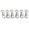 Musiclily Pro 6-Piece Single-Pin Locking Tuners, Square, for SQ Strat/Telecaster Electric Guitars, Chrome