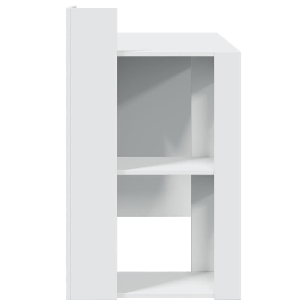 Vidaxl Biurko, Białe, 103,5X56,5X94 Cm, Materiał Drewnopochodny