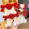 Headwear Pompoms Hanfu Headdress Bow Hairpin Hair Accessories Baby Wig Barrette Children Hair Clip