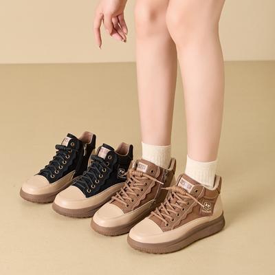 Ботинки Martin, кожаные короткие ботинки, плоские женские ботинки, высокие ботинки