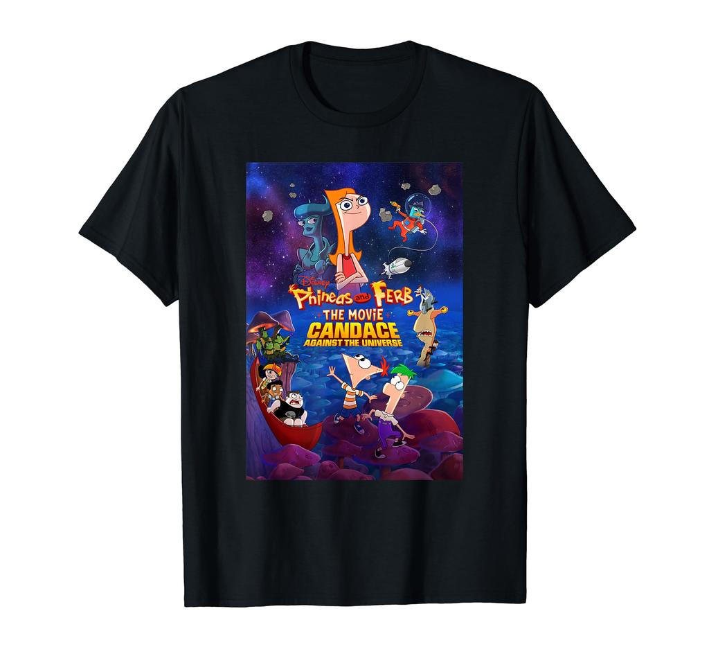 Phineas and Ferb Candace Against the Universe Movie Poster T-Shirt