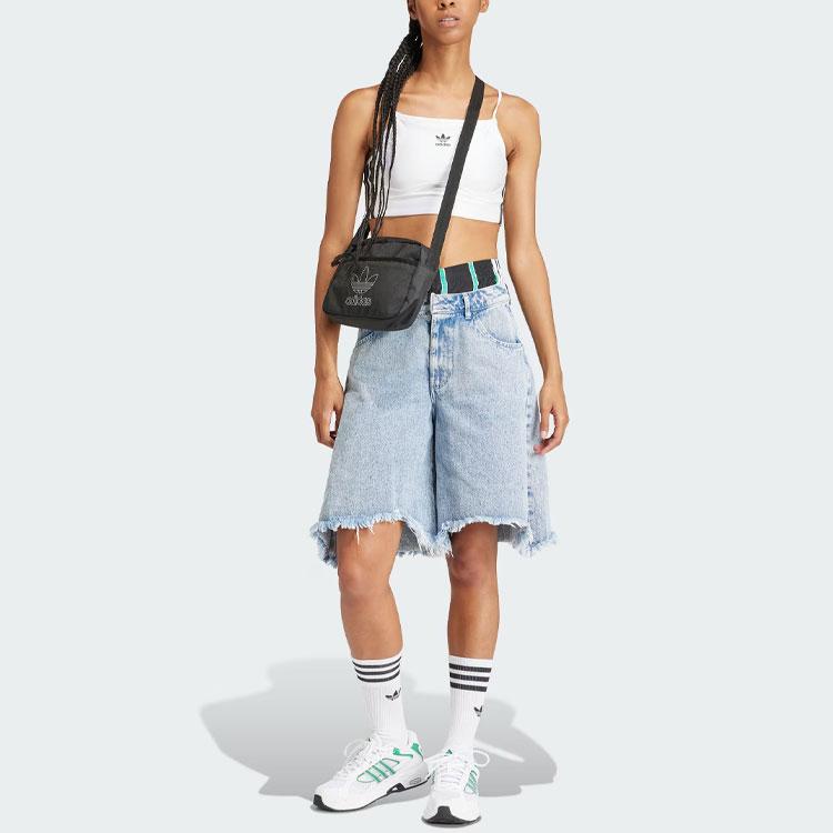 adidas Оригинал KSENIA SCHNAIDER Джинсовые шорты Синие Унисекс IU2470