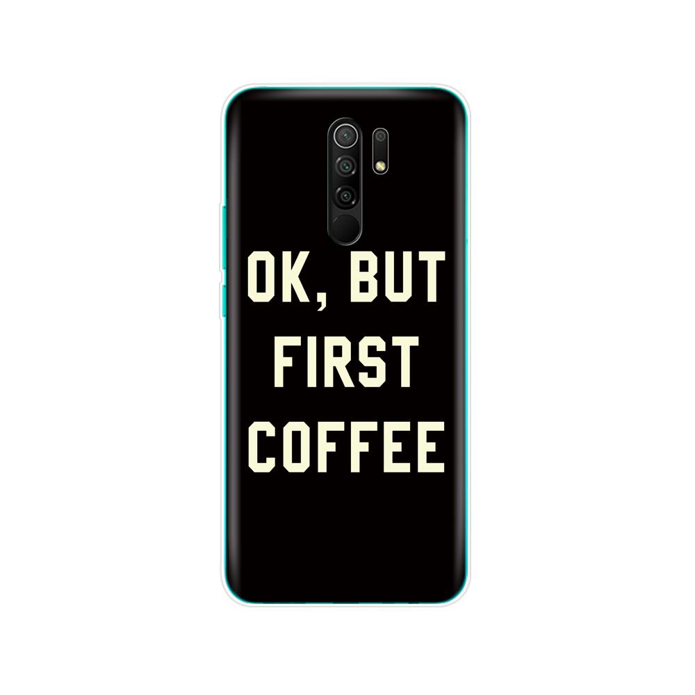 For Xiaomi Redmi 9 Case Silicon Back Cover Phone Case For Redmi 9 Soft Case 6.53 Inch Etui Coque Bumper Shockproof Protective