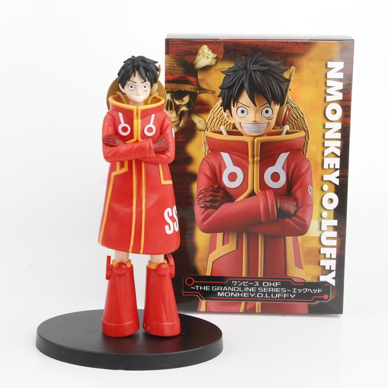 Дешевые Фигурки Яйцеголовый One Piece Луффи Зоро Нами Санджи Фрэнки Чоппер Бонни Модель из ПВХ Игрушки 16-18 см