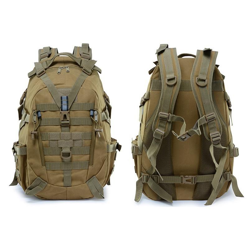40л рюкзак для кемпинга, военная сумка, мужские дорожные сумки, тактический армейский рюкзак Molle, альпинистский рюкзак, походный уличный мешок для спорта