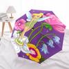 Tinker bell Themed Travel Umbrella-8 Ribs Automatic Opening and Closing, Portable Folding Design, Compact and Stylish Umbrella Suitable for