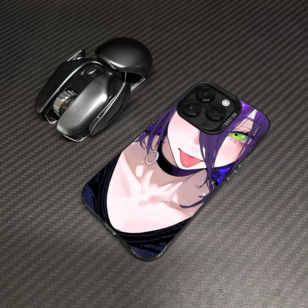 Чехол для телефона Chainsaw Man The Movie Арка Резе Цвет Серебристый Корпус Для lPhone 17 16 16e 15 14 13 12 11 Pro Max Plus