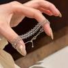Exquisite Metal Lace Bracelet Light Luxury Metal Jewelry Geometry Bracelet Fashion Bracelet  Gifts