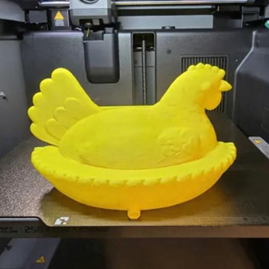 Держатель для губок в виде курицы для кухонной раковины, 3D-печать, в форме курицы, органайзер для раковины с дренажным отверстием для ванной комнаты, кухни
