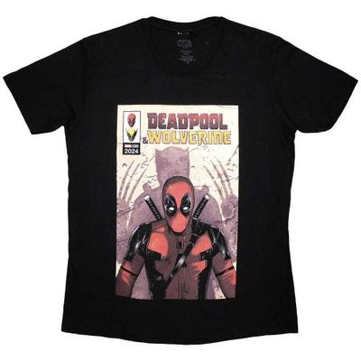 Marvel Comics Футболка унисекс для взрослых с обложкой комикса Дэдпул и Росомаха