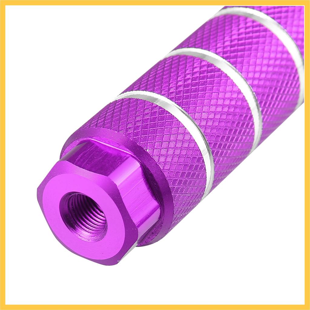 BULLSPANN Велосипедный набор подножек с алюминиевой осью, универсальная посадка для фиолетовых пег/подножек, 4, сплав, совместимость с 3/8", BMX/MTB/мини-велосипеды,