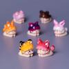 Cartoon Style Miniature Animal Figurine DIY Craft Mini Animal Model  Home Decoration
