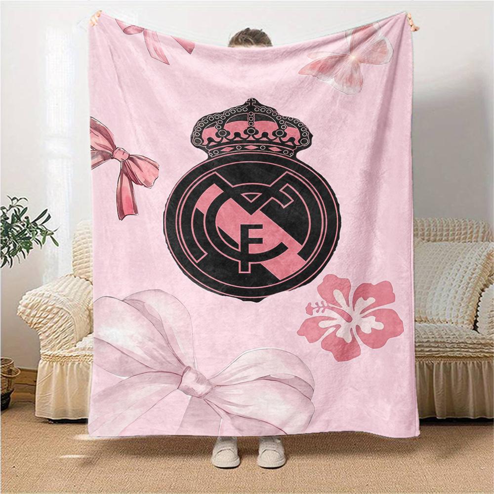 1Pc Rangers Fc Crest Union Jack Blanket For Couch Bed Plush Cozy Fuzzy Blanket Super Soft Warm Blankets For Fall And Winter 0918223