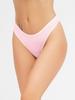 Хлопковые фактурные трусики стринги ISSA Plus