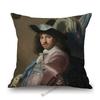 French Madame British Duchess Princess Rococo Oil Painting Art Royal Court Hotel Lobby Wall Decoration Pillow Case Cushion Cover