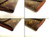 Authentic LOUIS VUITTON Monogram Brown Leather Bifold Wallet Compact Wallet #b124  Open box