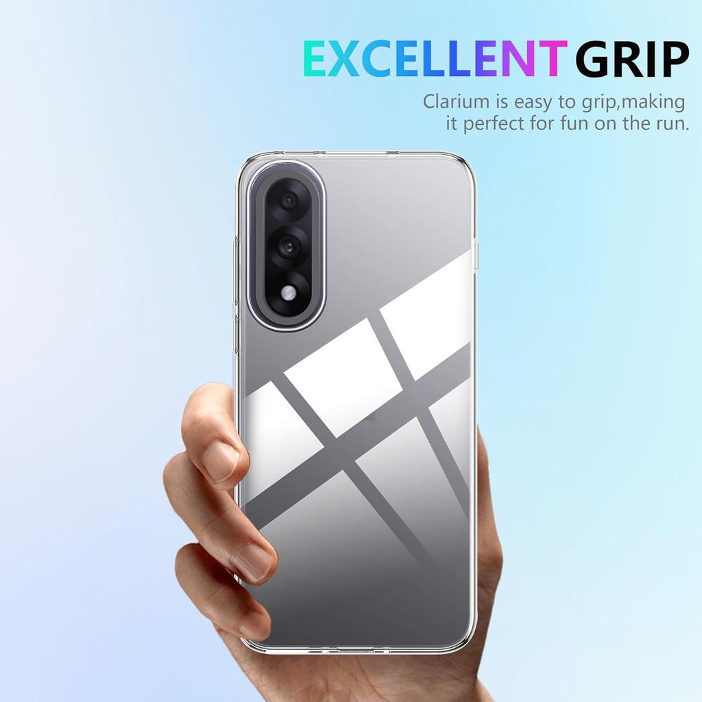 Для OnePlus Nord 5 5G Чехол TPU Прозрачный Чехол для телефона+2 шт. Защитная пленка для экрана из закаленного стекла 2.5D с дугообразным краем