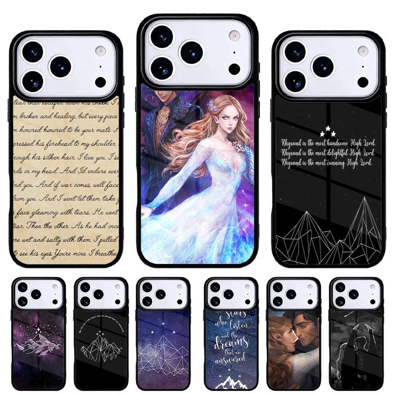 Чехол для телефона Acotar A Court of Mist and Fury для iPhone 17 16 15 14 13 Pro Max Задняя крышка для 12 11 Pro Coque