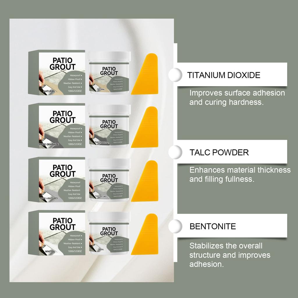Premixed Grout with Strong Bonding for Wall and Floor Tiles, Multiple Colors Available
