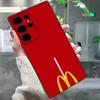 M Известный ЛОГОТИП M-McDonaldes Чехол для Телефона Для Samsung S 24 Fe 25 Ultra Plus 20 Lite 21 30 22 23 24 22 Ultra 5G Fundas