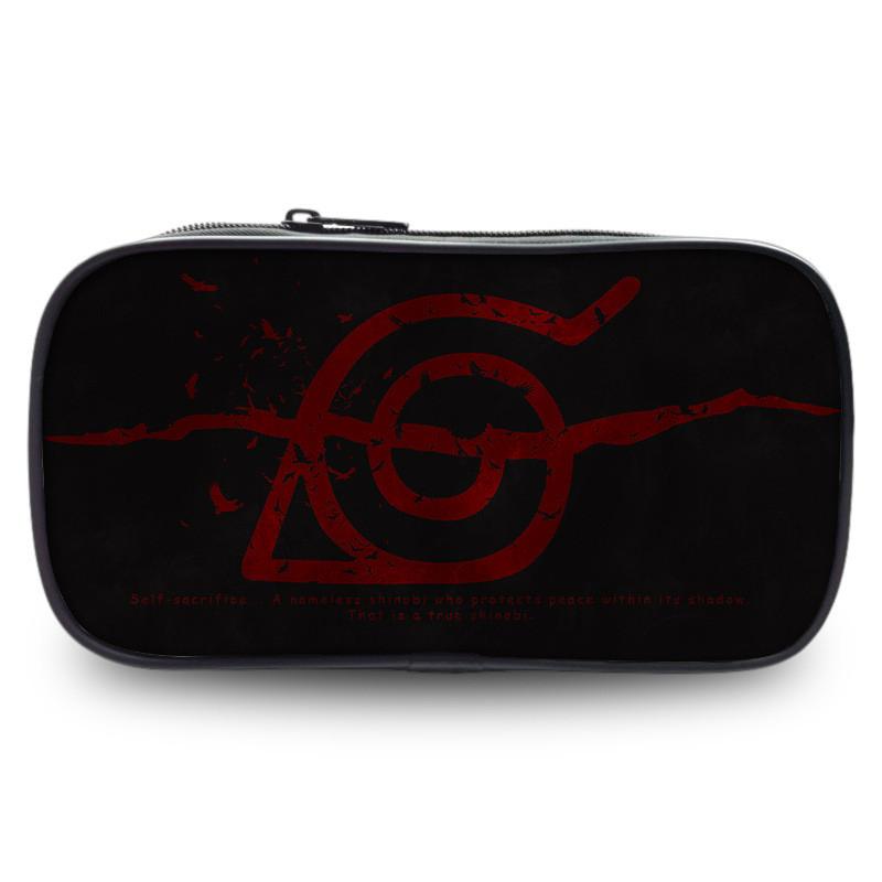 Themed Anime Naruto Printed Student Single Layer Stationery Storage Bag Pencil
