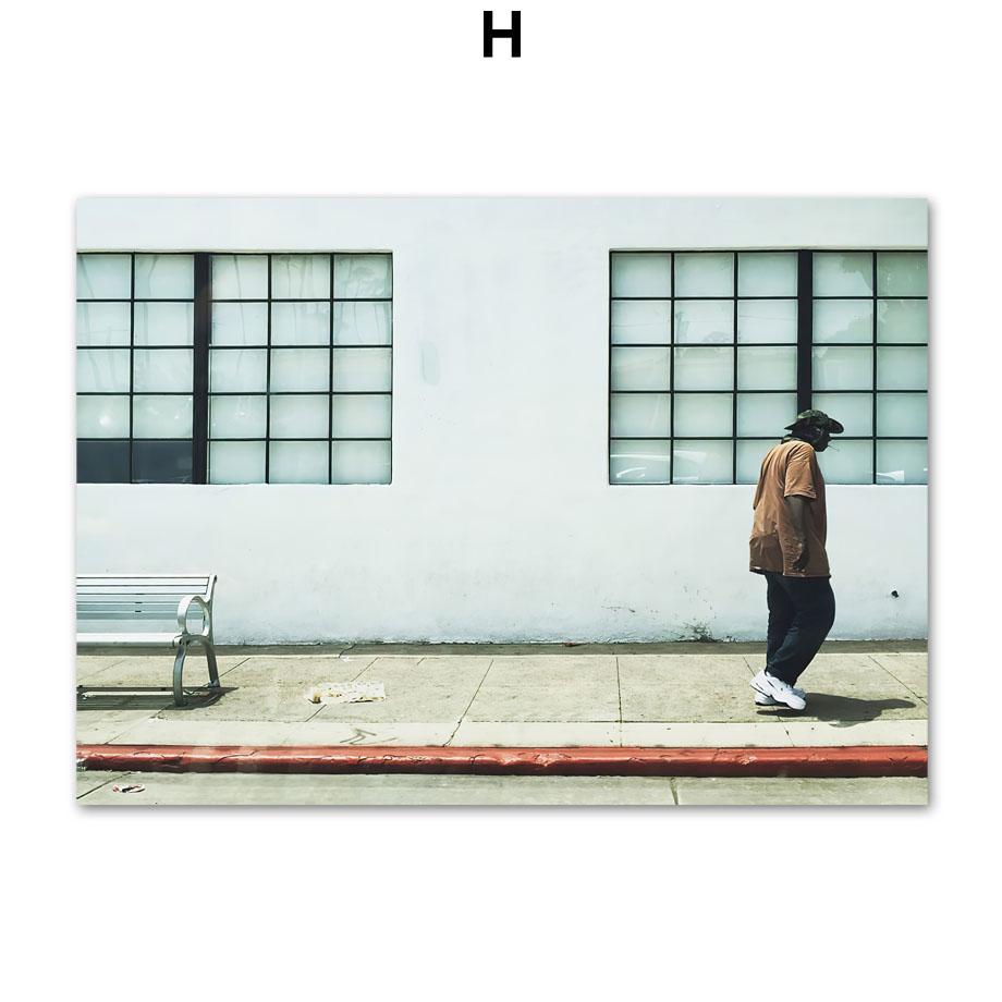 Абстрактное полосатое платье для девочек, линии рисунка, геометрические настенные художественные принты, картина на холсте, скандинавский постер, Декор, картинки для гостиной