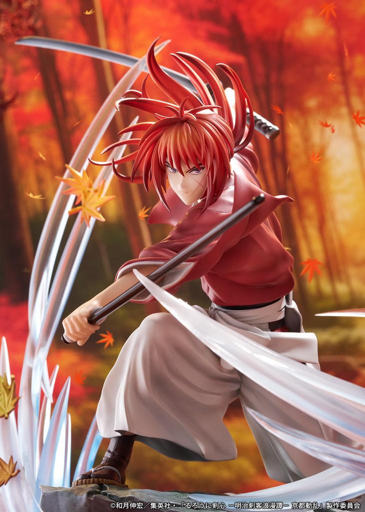 PROOF TV Anime Meiji Swordsman Romantic Story Kyoto Himura Kenshin Soryuu Sen Scale PVC Complete Figure "Rurouni Kenshin - Disturbance" ver. 1/7